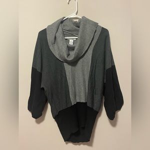 Grey and black Style & Co cowl neck sweater, XL petite